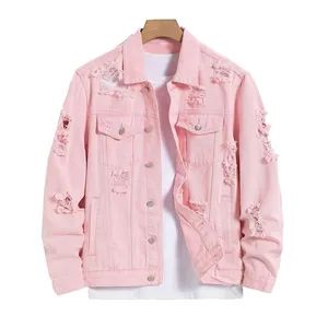 Stylish Men's Denim Jacket with Turn-Down Collar for Winter Fashion - Huizhou Chaoli Gravity Technology Co., Ltd. - China