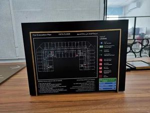 Hotel Escape Route Plan Sign Safety Sign Board 3D Emergency Exit Sign Board - GUANGZHOU BLANC SIGN CO LTD - China