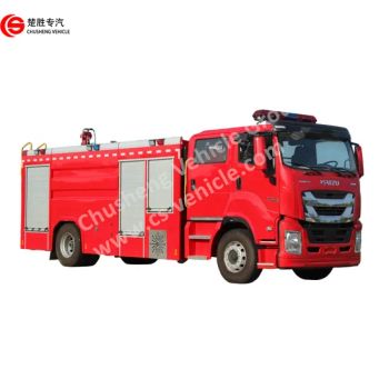 Ftr 4X2 205HP Fire Truck 8000L Water Tanker Foam Tanker Fire Pump Fire Canon Fire Rescue Trucks - Chusheng Vehicle Group Co., Ltd - China