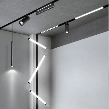 Versatile Magnetic LED Track Lights for Modern Home Design Wire 3wire Origin China Base Type G5 Power 16-20W Trademark - Zhongshan Aier Lighting Technology Co., Ltd - China