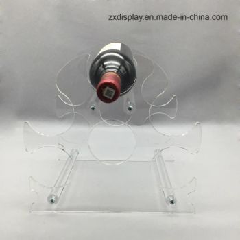 Acrylic Wine Storage Display Stand Clear Plexiglass Red Wine Holder Rack - Shenzhen Zepacrylic Co., Ltd. - China