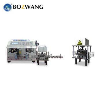 Computerized Flat Wire Diving, Cutting & Stripping Machine Trademark BOZWANG HS Code 8479899090 Warranty 12 Months Demoulding - Jiangsu Bozhiwang Automation Equipment Co., Ltd. - China