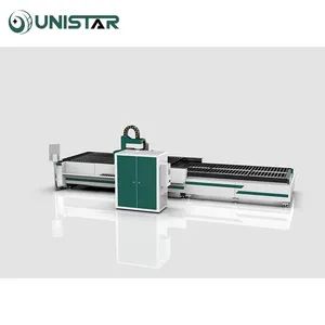 Fiber Laser Metal Cutting Machinery 500W 1000W 2000W 3000W for Sheet Metal Cast Iron Machine Bed 3000*1500mm Cutting Area with Exchange Table - ShanDong Unistar Machinery Co., Ltd. - China