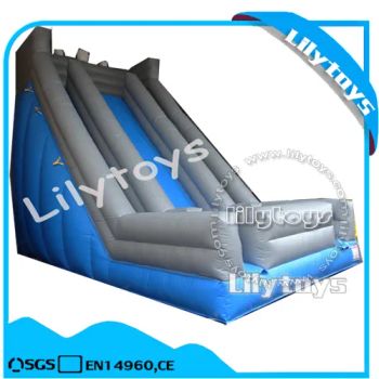 Colorful Inflatable Curved Slide, Inflatable Castle/Slide Combo for Sale - Guangzhou Lily Toys Co., Ltd. - China