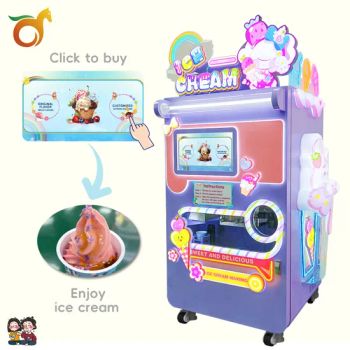 Automatic Ice Cream Vending Machine Red Rabbit Soft Serve Maker with Intelligent Robot Arm for High - Guangzhou Red Rabbit Intelligent Equipment Co., Ltd. - China