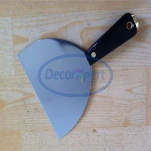 Carbon Steel Putty knives Shape Oval Color Brown Condition New Origin Jiangsu Handle Plastic Model NO. PK-03 Trademark - Zhenjiang Jinxing Brush Products Co., Ltd. - China