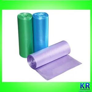 Flat Garbage Bags on a Roll Age Adult Capacity > 10L Handle Drawstring HS Code 3923210000 Customized Available Model NO. KARRY-0131 - Weifang Karry Plastic Products Co., Ltd. - China