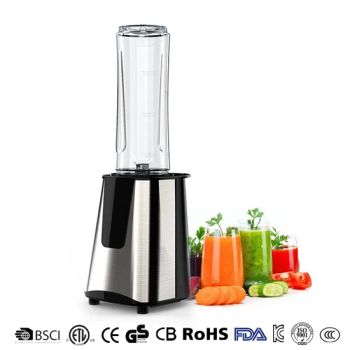 Household Item Stainless Steel Blenders Mixer Portable Food Processor Juicer Blender Fruits Smoothie Ice Crusher Blender - JIANGMEN LONG TERM TRADING CO.,LTD - China