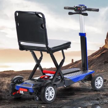 Top Quality All Terrain Fast Travel 4 Wheel Handicap Lightweight Folding Small Electric Mobility Scooter for Elderly - Ningbo Youhuan Automation Technology Co., Ltd. - China