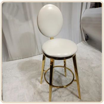 Bar Dedicated to High Bar Chairs, Oval Dual Backrest Bar Chairs, Stainless Steel Steel Back Bar Chairs - Shanghai Eagle Industry Co., Ltd. - China