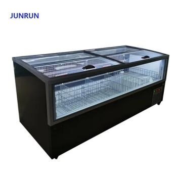 Commercial Mini Small Chiller Supermarket Chest Cooler Home Refrigerator Display Cabinet Showcase Household Electric Appliance Aucma Epta Island Freezer - Qingdao Junrun Commercial Cold Chain Co., Ltd. - China