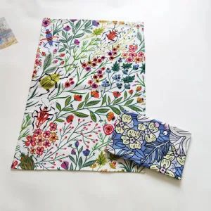 High Quality Custom Pretty 100% Cotton Digital Printed White Kitchen Dish Tea Towels Set - Xiamen Folover Import &Export Co., Ltd. - China
