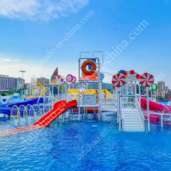 New Style Water Park Candy-Themed Water Play House for Fun & Leisure - Meizhou Lanchao Water Park Equipment Manufacturing Co., Ltd. - China
