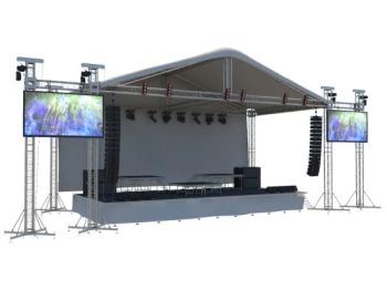 Factory Price Outdoor Portable Stage Mobile Stage Exhibition Truss Display Truss Aluminum Truss for Concert Events - Suzhou Liansheng Aluminum Industry Co., Ltd. - China