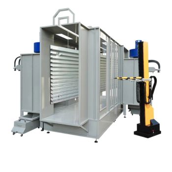 Automatic Powder Coating Spray Booth for Aluminum Profiles, Metal Furniture - Hangzhou Kafan Machinery & Equipment Co.,Ltd. - China