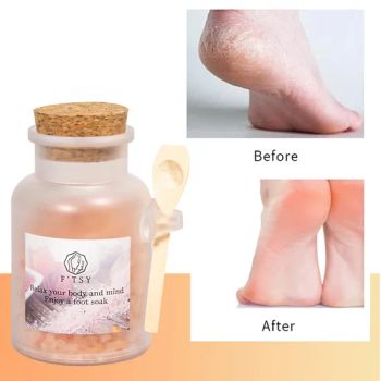 OEM/ODM Vegan Salt Foot Soak with Petals Epsom Salt Vegan Relaxing Bath Salt Fot Foot Skin Care - Guangzhou Shiruoni Cosmetics Co., Ltd. - China