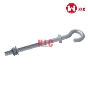 Pigtail Hook Ball End Pigtail Hook OEM Accept Trademark VIC Model NO. pg-m16 Specification ANSI HS Code 7326909000 Finish Hot DIP - Victory Electric Power Equipment Co., Ltd. - China