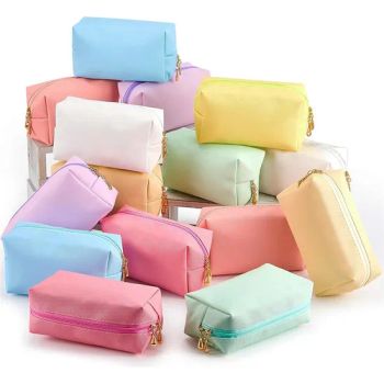 Customized Makeup Bag with Zipper Gift Private Label PU Leather Cosmetic Bags - Yangzhou Holly International Co., Ltd. - China