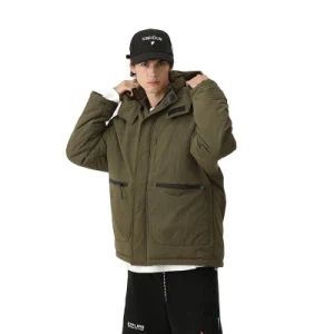 Warm Men Winter Cotton Thick Quilted with Hooded Padded Jacket - Quanzhou Lulusen Garment Co., Ltd. - China