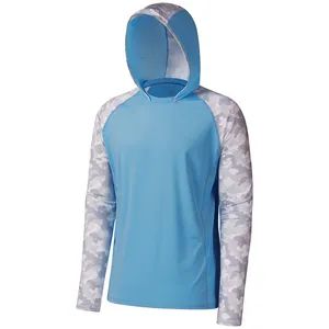 Custom Mesh Clothing Sublimation Long Sleeve Hoody Fish Hoodie Quick Dry Fishing Wear - Guangzhou Coton Sportswear Co., Ltd. - China