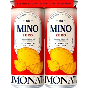 MINO Limonata Blood Orange & Lemon Zero Jar 4x33cl - Njang Investments Limited - Kenya