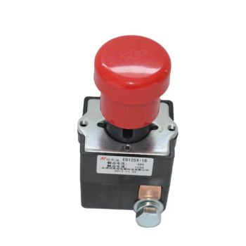 Compact Emergency Stop Switch for Electric Pallet Trucks Current 125A Weight 0.5kg Origin China Certificate CE Material - Anhui LiftTop Mechanical and Electrical Co., Ltd. - China