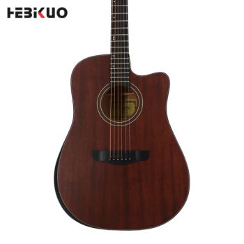 New Arrival Musical Instrument OEM Acoustic Guitar 6 Strings Acoustic Electric Guitar - Guangzhou Hebikuo Musical Instrument Co., Ltd. - China