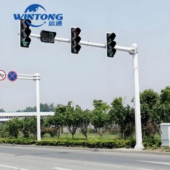Manufacturer Free Design Traffic Street Light Pole & Signs Type Round Origin Tianjin Trademark BWTD Material Steel HS Code - TIANJIN WINTONG METAL PROCESSING CO., LTD. - China