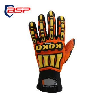 Oilfield Gas Industrial Protection Safety Work Impact Gloves Size S-XXXL Color Custom Length Medium En 388 3123ap ANSI Impact 2 - Qingdao Blue Shield Protection Products Co., Ltd. - China