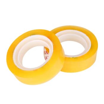 Indonesia Market Manufacturer Cello Transparent Stationery Student Tape Yellowish Clear Stationery Tape 12mm 18mm 24mm Factory Wholesales - dongguan guanhong packing industry co.,ltd. - China