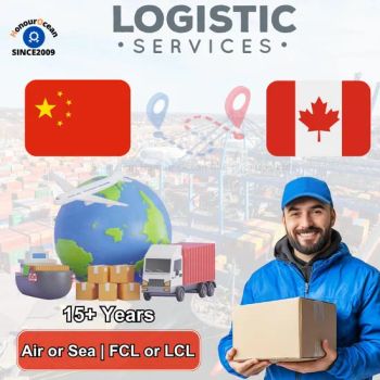 DDP Freight Forwardr Air Drop Shipping Agent From China to Canada with Documents and Customs Clearance Door to Door - Shenzhen Honour Ocean Shipping Co., Ltd. - China