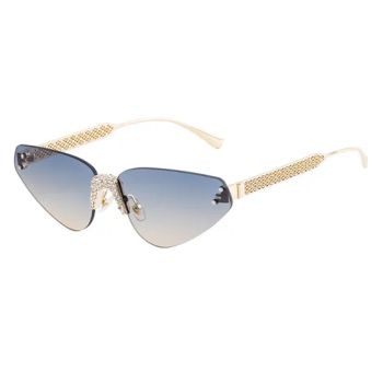 Cross-Border European American New Fashion Rimless Diamond Outdoor Street Shooting Women Sunglasses - Good Seller Co., Ltd. - China