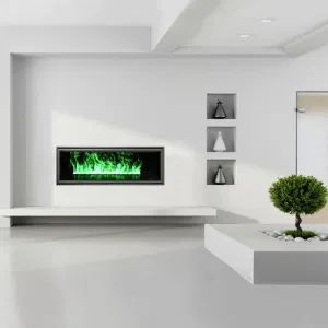 152cm Electric Fireplaces Simulation Wood Water Vapor Fireplace Multicolor Flame - Foshan Art Fire Technology Co., Limited - China