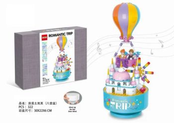 Birthday Gift Plastic Small Particle DIY Building Blocks Music Box Toys Children Mini Music Box for Crafts - Shantou Linda Toys Co., LTD. - China