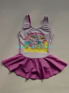 Baby One Piece Swimwear with Skirt and Colorful Print Origin Yiwu Color White Gender Girls Pattern Logo Model NO. G20 Style - Yiwu Sifan Import & Export Co., Ltd. - China