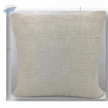 Cotton Waffle Cushion Covers (Stone Washed) -  Loomage India  - India