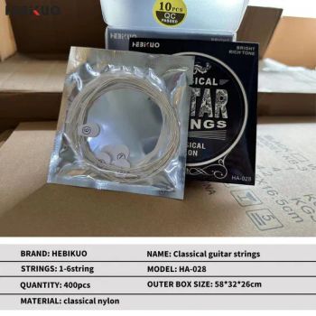 Ukulele Acoustic Guitar Accessories Classical Nylon Guitar Strings - Guangzhou Hebikuo Musical Instrument Co., Ltd. - China