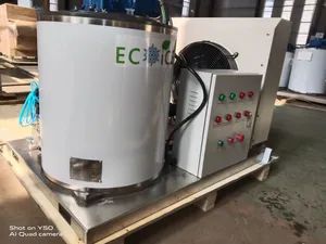 Flake Ice Maker Commercial Flake Ice Machine Fresh Water Cooling for Fishery Shipping Dry Ice - Shandong Ecoice Refrigeration Co., Ltd. - China