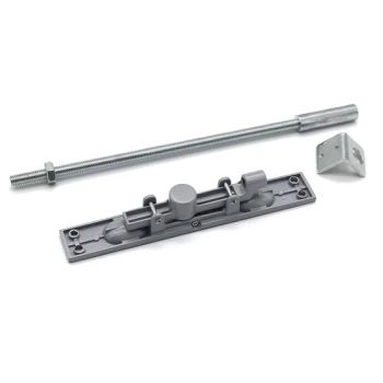 Window Hardware Sliding Zinc Alloy Door Bolt Offset MOQ 5000 PCS Color Custom Type Foot Bolt Trademark ALLY Model NO. FB-24 - ZHAO QING ALLY HARDWARE CO., LIMITED - China