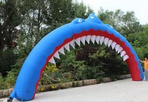 2015 Inflatable Shark Arch for Events Advertising MOQ 1PC Type Arches OEM Available Origin Yantai Size Customize Trademark - Yantai Waha Inflatable Co., Ltd. - China
