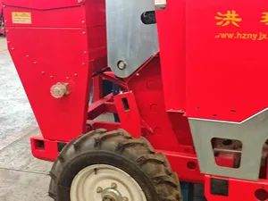 Machine Hongzhu Tractor Driven 3 Point Hitch 2 Row Seeding Fertilizing Spraying Herbicides Laying Mulch Drip Tape Adjustable Depth Ridging Height Potato Planter - Qingdao Hong Zhu Agricultural Machinery Co., Ltd - China