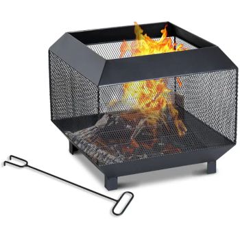 Garden Vertical Fire Pits Basket Backyard Portable Heater Outdoor Patio Firepit - Ningbo Eto Outdoor Supplies Co., Ltd. - China