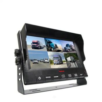 Heavy Duty Vehicle 9′ ′ HD DVR Quad Car Reversing Aid Monitor GPS+WiFi - Mingshang Technology Co., Ltd. - China