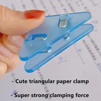 Corner Paper Clips, Plastic Paper Corner Clips, Cute Books Triangle Binder Clips, for Office Staff Student Teacher Prevent Book Corner Curling - Wenzhou Xinyuan Stationery Co.,Ltd - China