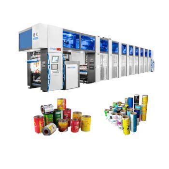 400m/Min Electrical Line Shaft Els BOPP Film Roll Rotogravure Printing Machine - Zhejiang Deguang Machinery Co., Ltd. - China