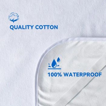 Waterproof Mattress Protector Breathable Mattress Topper Cotton Terry with 4 Corner Elastics - Singao-Tex Group - China