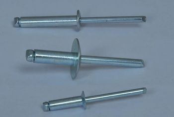 MS Blind Rivet Material MS Shear Strength High Size 2.4mm to 6.4mm Tensile Strength High Quantity Per Pack 1000 Stem Retention - State Enterprises - India