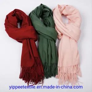 70X180cm Winter Warm Scarves Thick Scarves Origin China Pattern Plain Season Winter Trademark OEM Gender Women's Age Group - WEIFANG YIPPEE TEXTILE TECHNOLOGY CO., LTD. - China