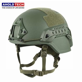 Olive Drab Factory Mich Nij Iiia Tactical PE Helmet - Ningbo Ahold Security Technology Co., Ltd. - China