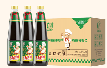 Golden Label Oyster Sauce Form Bottle Brand Name OEM Weight (kg) 700g Specification 1*18 Shelf Life 18 months Place of Origin CHINA - 广州泓怿国际供应链有限公司 - China
